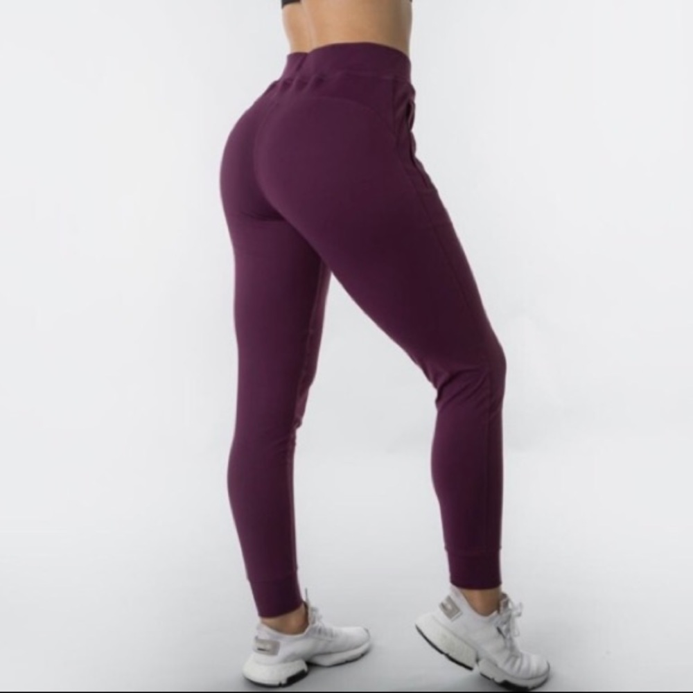 Alphalete Women's Premium Joggers - Plum, Size M